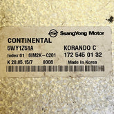 1725450132 / 5WY1Z51A / SIM2K-C201 Engine Control Unit ECU For SsangYong Korando, automan spare parts